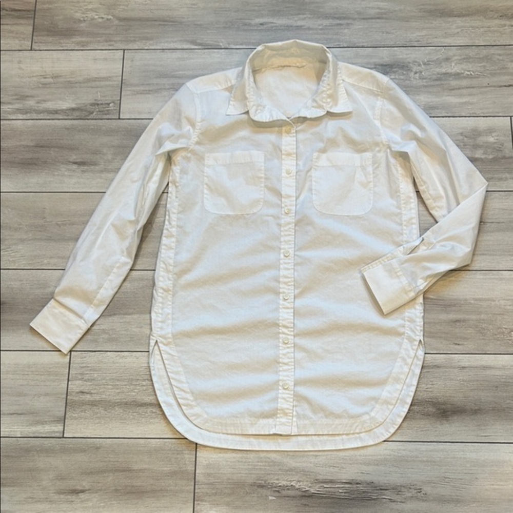 Athleta Women's MVP Button Down in white Size X-Small XS